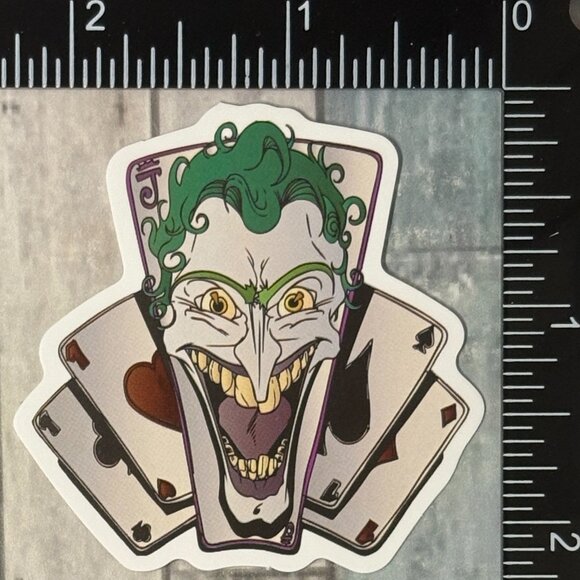 🌀10/$10🌀 The Joker Harley Quinn Reusable Waterproof Vinyl Sticker Decal - Picture 1 of 1